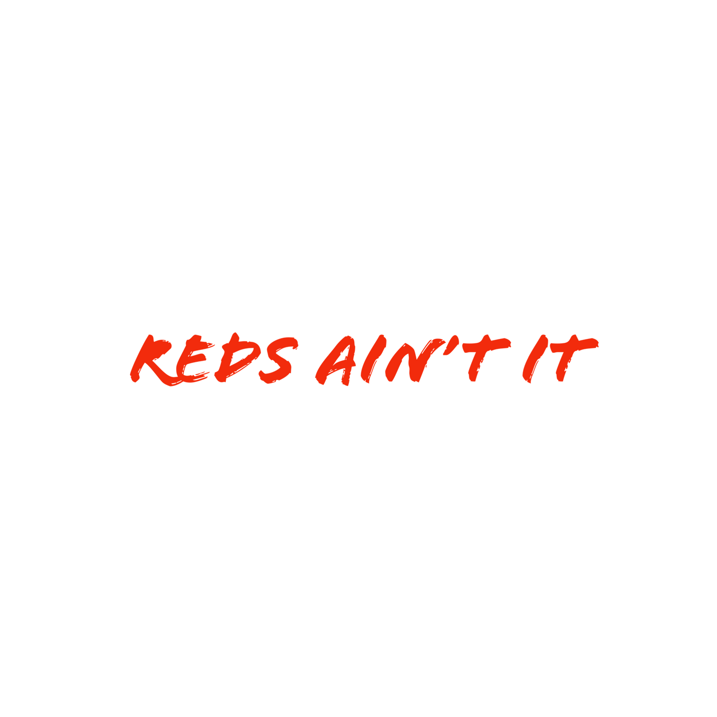 Reds Ain’t It